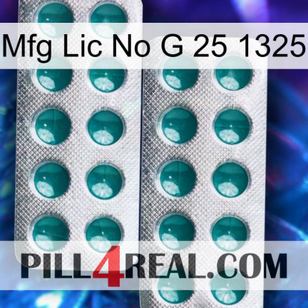 Mfg Lic No G 25 1325 dapoxetine2